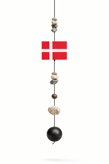 Snoren startpakke med Dansk Flag og Iron ball black str XL excl. hulsten