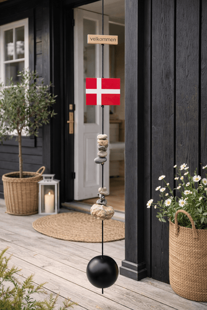 Snoren startpakke med Dansk Flag og Iron ball black str XL excl. hulsten