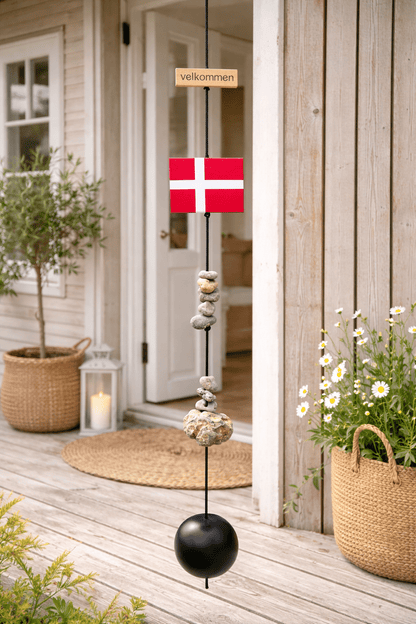 Snoren startpakke med Dansk Flag og Iron ball black str XL excl. hulsten