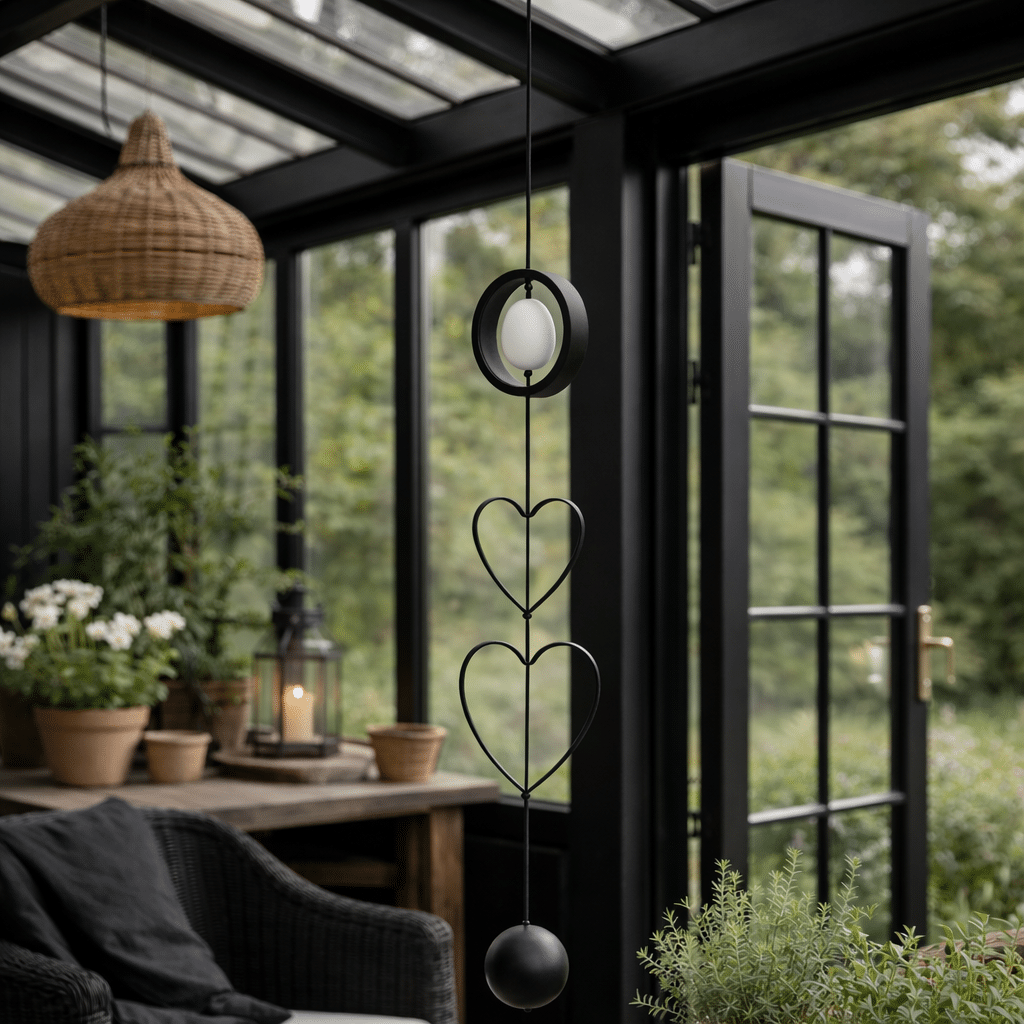 Snoren styling med hvidt dansk produceret påskeæg i træ