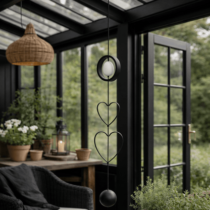 Snoren styling med hvidt dansk produceret påskeæg i træ