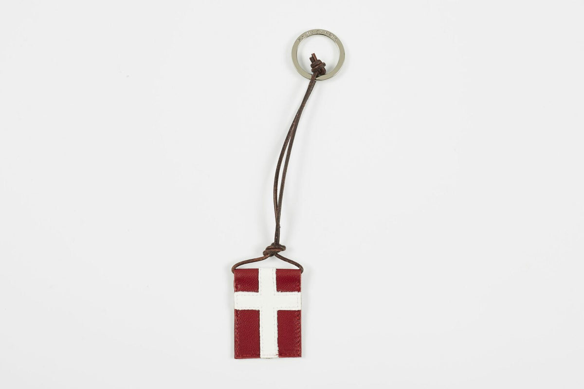Nøglering med flag